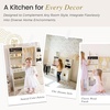 image:imageTiny Land Play Kitchen for Kids  Modern Home Design with Fabric Curtains  Interactive Wooden Kitchen with Coffee Maker amp Microwave Pretend Play Toy Birthday amp Christmas Gift for Boys amp GirlsCream White