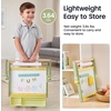 image:imageTiny Land Tabletop Kids Art Easel 5Level Magnetic Drawing Board  Wooden Easel with Whiteboard amp Chalkboard Locking Button AntiSlip Base Storage Tray Learning Toy for Ages 3OatmealGreen