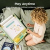 image:imageTiny Land Tabletop Kids Art Easel 5Level Magnetic Drawing Board  Wooden Easel with Whiteboard amp Chalkboard Locking Button AntiSlip Base Storage Tray Learning Toy for Ages 3OatmealGreen