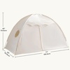 image:imageTiny Land Twin Bed Tent for Kids 77 x 40 x 46 Neutral Cream Play Tent  Breathable Bed Canopy Tent for Girls amp Boys Easy Setup Washable Sleep Space Cozy Dream Playhouse Gift