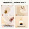 image:imageTiny Land Twin Bed Tent for Kids 77 x 40 x 46 Neutral Cream Play Tent  Breathable Bed Canopy Tent for Girls amp Boys Easy Setup Washable Sleep Space Cozy Dream Playhouse Gift
