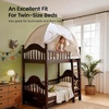 image:imageTiny Land Twin Bed Tent for Kids 77 x 40 x 46 Neutral Cream Play Tent  Breathable Bed Canopy Tent for Girls amp Boys Easy Setup Washable Sleep Space Cozy Dream Playhouse Gift