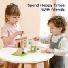 image:imageTiny Land Wooden Dollhouse Animal Set for Toddlers Dollhouse Accessories  Dolls House Furniture Sets for Toddlers Montessori Pretend Play Family Pets Set Toys Gift for Kids Age 3
