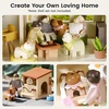 image:imageTiny Land Wooden Dollhouse Animal Set for Toddlers Dollhouse Accessories  Dolls House Furniture Sets for Toddlers Montessori Pretend Play Family Pets Set Toys Gift for Kids Age 3