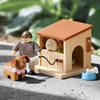 image:imageTiny Land Wooden Dollhouse Animal Set for Toddlers Dollhouse Accessories  Dolls House Furniture Sets for Toddlers Montessori Pretend Play Family Pets Set Toys Gift for Kids Age 3