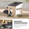 image:imageTiny Land Wooden Dollhouse Garage Set Expansion Furniture amp Accessories  Realistic Garage with Workbench Lawn Mower amp SUV Car Educational Pretend Play Expansion Set Gift for Kids