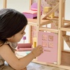 image:imageTiny Land Wooden Dollhouse for Girls  6 Rooms Wooden Doll House  DIY Pretend Doll House with 31Pcs Furniture Accessories Creative Gift for Girl Ages 3GreenUnicorn Purple