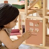 image:imageTiny Land Wooden Dollhouse for Girls  6 Rooms Wooden Doll House  DIY Pretend Doll House with 31Pcs Furniture Accessories Creative Gift for Girl Ages 3GreenDusty Pink