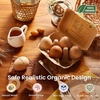 image:imageTiny Land Wooden Play Food for Kids Kitchen Pretend Food Dairy Set Toy  7PCS Dairy amp Drinks Set for Kid Play Kitchen Accessories Montessori Toy for Boy and GirlEgg