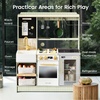 image:imageTiny Land Wooden Play Kitchen with 2in1 Bistro Play  Magnetic Chalkboard and Guest Check Pad Bring Interactive Restaurant Role Play to Life with a Stylish Modern DesignGreen