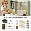 image:imageTiny Land Wooden Play Kitchen with 2in1 Bistro Play  Magnetic Chalkboard and Guest Check Pad Bring Interactive Restaurant Role Play to Life with a Stylish Modern DesignGreen