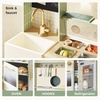 image:imageTiny Land Wooden Play Kitchen with 2in1 Bistro Play  Magnetic Chalkboard and Guest Check Pad Bring Interactive Restaurant Role Play to Life with a Stylish Modern DesignGreen