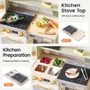 image:imageTiny Land Wooden Play Kitchen with 2in1 Bistro Play  Magnetic Chalkboard and Guest Check Pad Bring Interactive Restaurant Role Play to Life with a Stylish Modern DesignGreen