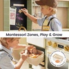 image:imageTiny Land Wooden Play Kitchen with 2in1 Bistro Play  Magnetic Chalkboard and Guest Check Pad Bring Interactive Restaurant Role Play to Life with a Stylish Modern DesignGreen