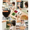 image:imageTiny Land Wooden Play Kitchen with 2in1 Bistro Play  Magnetic Chalkboard and Guest Check Pad Bring Interactive Restaurant Role Play to Life with a Stylish Modern DesignGreen