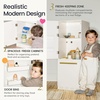 image:imageTiny Land Wooden Toy Fridge for Kids with Spacious Storage  Realistic Refrigerator amp Freezer Organize Play Food and Complement Any Play Kitchen for Pretend Play