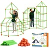image:imageTiny Land Fort Building Kit for Kids Ages 412 STEM Building Toy  86 Rods amp 44 Balls Build Forts Tunnels amp Castles IndoorOutdoor Play Storage Bag STEM Gift for KidsOrangegreen