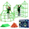 image:imageTiny Land Glow Fort Building Kit for Kids Ages 412 STEM Building Toy  86 GlowintheDark Rods amp 44 Balls Builds Forts Tunnels amp Castles IndoorOutdoor Play Storage Bag STEM Gift for Kids