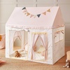 image:imageTiny Land Kids Play Tent with Padded Mat amp LED Lights Ages 3  Modern Home Design Neutral Color Indoor Playhouse Cozy Bed Tent for Toddler Ideal Toy Gift For Boys amp GirlsPink and Creamy White