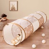 image:imageTiny Land Kids Tunnel Toys with Storage Bag for Toddlers  69 x 18 Baby Tunnel Crawl Indoor Play Tunnel for Kids to Crawl Through Pop Up Dog Tunnel Khaki Baby Outdoor ToysKhaki