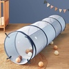 image:imageTiny Land Kids Tunnel Toys with Storage Bag for Toddlers  69 x 18 Baby Tunnel Crawl Indoor Play Tunnel for Kids to Crawl Through Pop Up Dog Tunnel Khaki Baby Outdoor ToysBlue