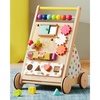 image:imageTiny Land Wooden Baby Walker with Activity Center Montessori Push Walker  Adjustable speed for beginners From sitting play to first steps Sensory handon games Gift for boys amp girls MorandiRainbow
