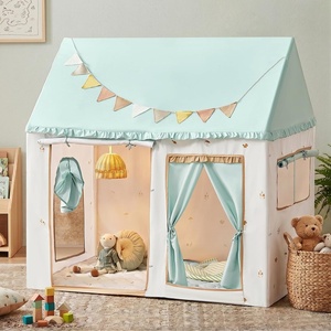 image:imageTiny Land Kids Play Tent with Padded Mat amp LED Lights Ages 3  Modern Home Design Neutral Color Indoor Playhouse Cozy Bed Tent for Toddler Ideal Toy Gift For Boys amp GirlsSoft Sage