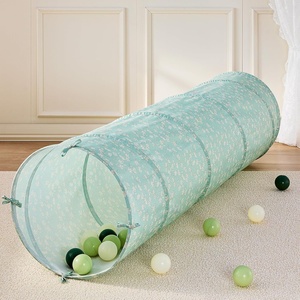 image:imageTiny Land Kids Tunnel Toys with Storage Bag for Toddlers  69 x 18 Baby Tunnel Crawl Indoor Play Tunnel for Kids to Crawl Through Pop Up Dog Tunnel Khaki Baby Outdoor ToysGreen