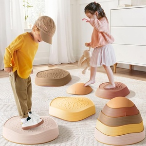 image:imageTiny Land Stepping Stones for Kids 5pcs NonSlip Balance Toddler Toys  Sensory Stepping Stones for Toddlers 35 to Promote Balance Coordination and Active Play Skills Indoors or OutdoorsYellow