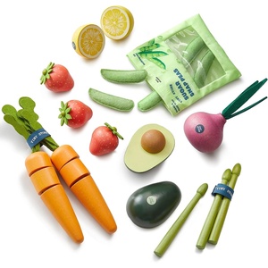 image:imageTiny Land Wooden Play Food for Kids Kitchen Pretend Food Dairy Set Toy  7PCS Dairy amp Drinks Set for Kid Play Kitchen Accessories Montessori Toy for Boy and GirlFruit