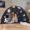 image:imageTiny Land Twin Bed Tent for Kids 77 x 40 x 46 Pink Play TentDark Navy