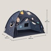 image:imageTiny Land Twin Bed Tent for Kids 77 x 40 x 46 Pink Play TentDark Navy