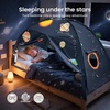 image:imageTiny Land Twin Bed Tent for Kids 77 x 40 x 46 Pink Play TentDark Navy