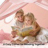image:imageTiny Land Twin Bed Tent for Kids 77 x 40 x 46 Pink Play TentPink