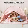 image:imageTiny Land Twin Bed Tent for Kids 77 x 40 x 46 Pink Play TentPink