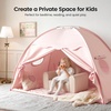 image:imageTiny Land Twin Bed Tent for Kids 77 x 40 x 46 Pink Play TentPink
