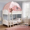 image:imageTiny Land Twin Bed Tent for Kids 77 x 40 x 46 Pink Play TentPink